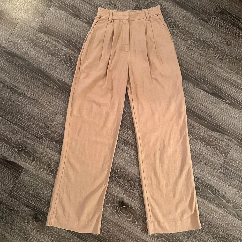 Abercrombie & Fitch Linen Blend Trousers